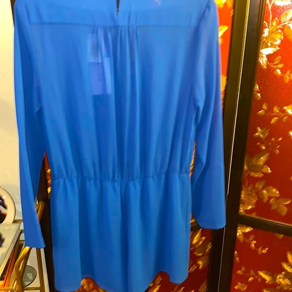 💎WAYF Blue Sheer Long Sleeve Romper. 💎Size Large NWT💎 - Picture 8 of 8